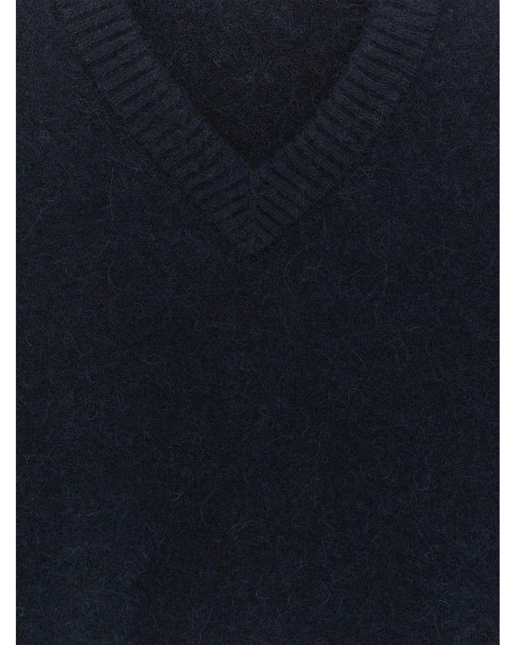 ARKET Blue Relaxed Alpaca Wool Blend Jumper for men