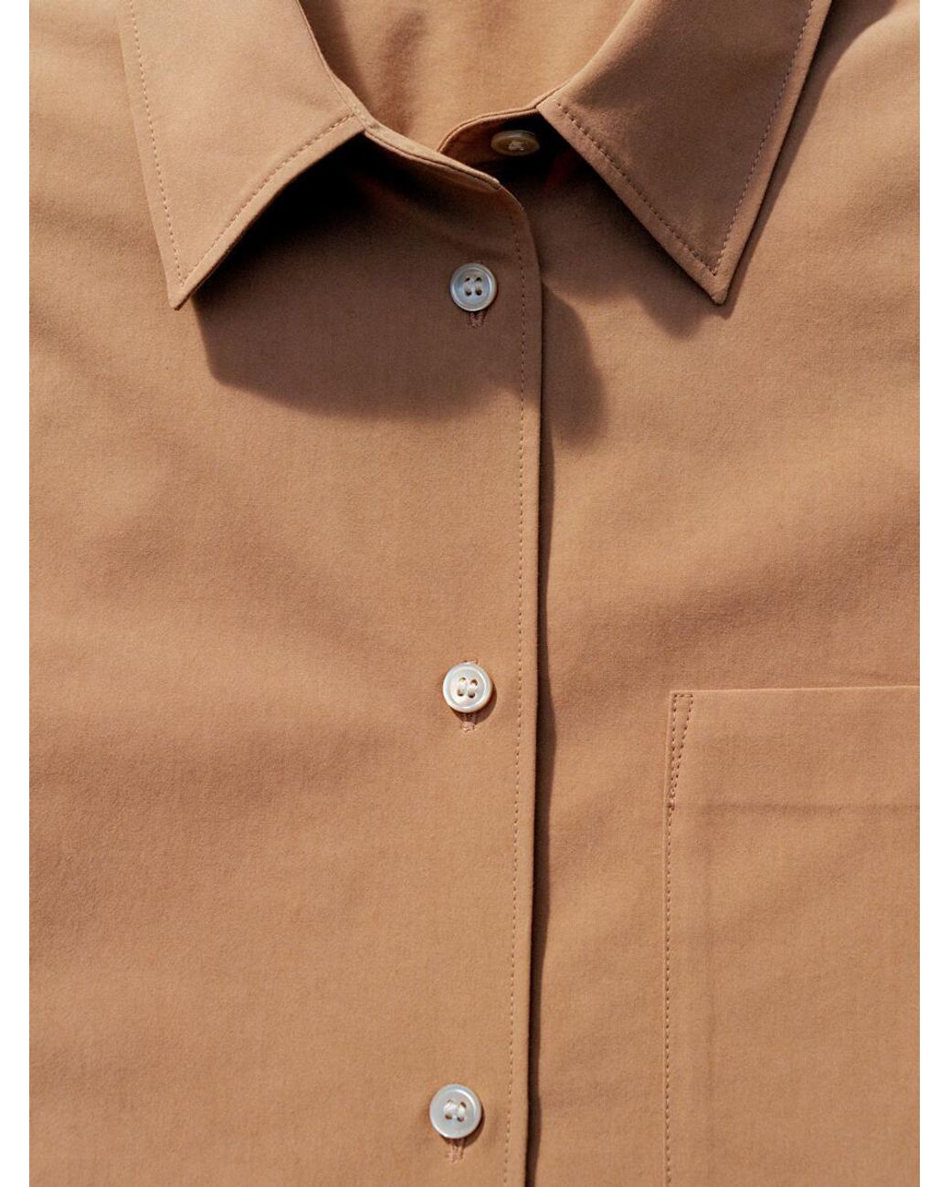 ARKET Natural Batwing-Sleeve Shirt