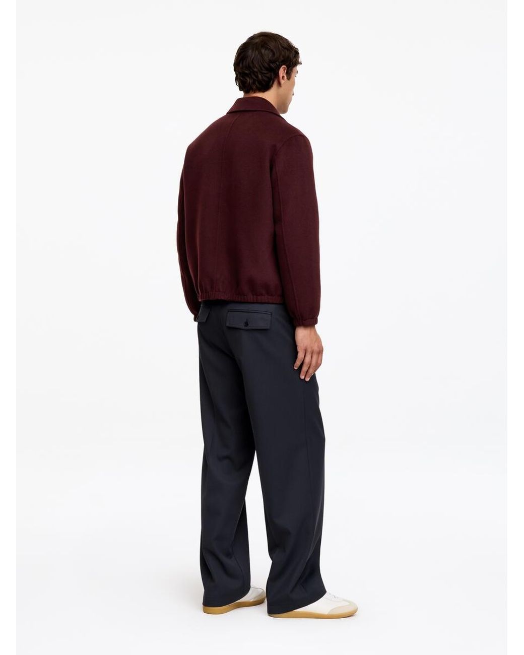 ARKET Red Wool Blend Doublé Jacket for men