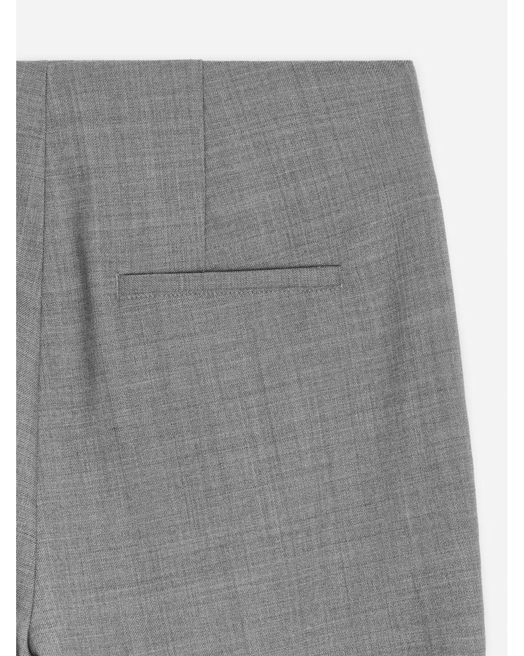 ARKET Gray Slim Trousers