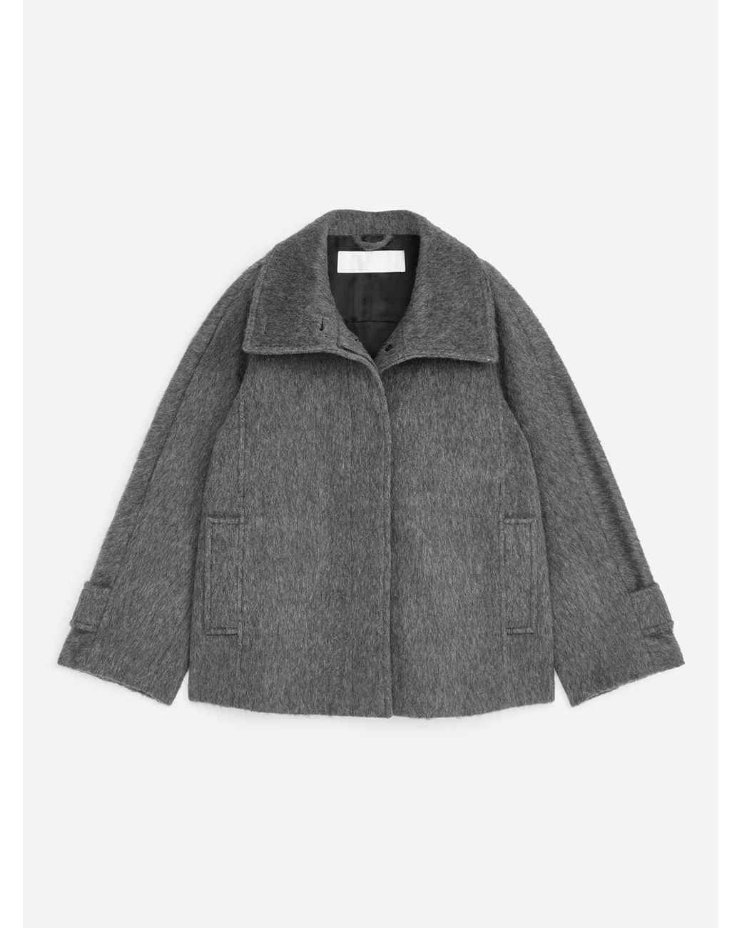ARKET Gray Wool-Alpaca Blend Jacket