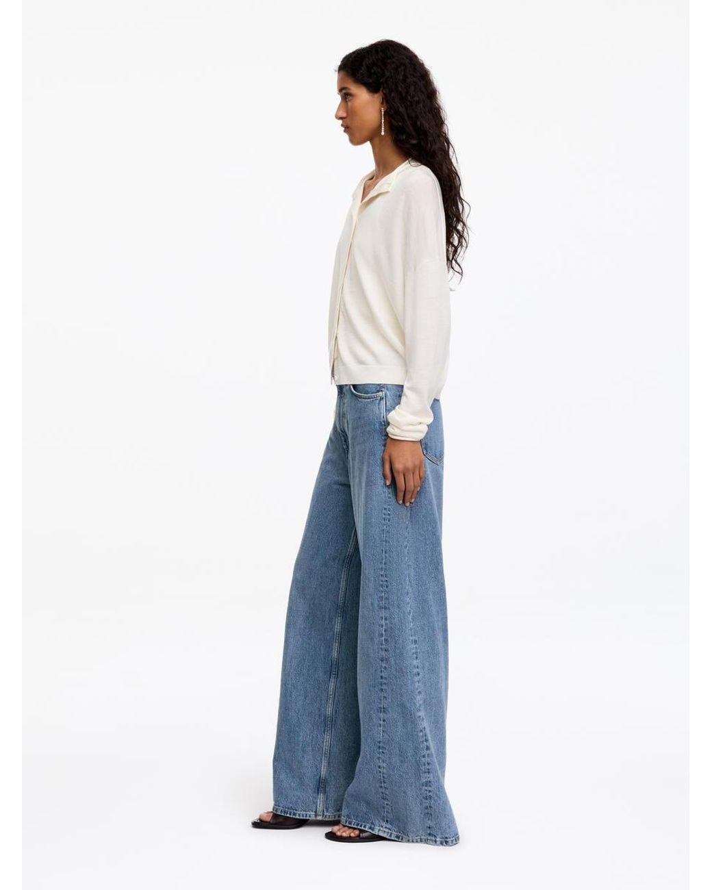 ARKET Blue Wide Jeans