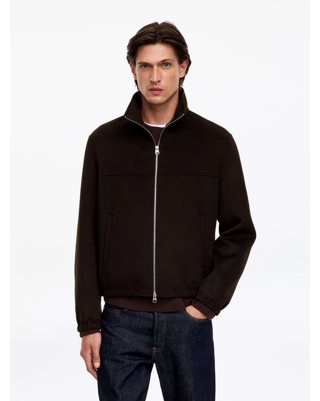 ARKET Black Doublé Blouson for men