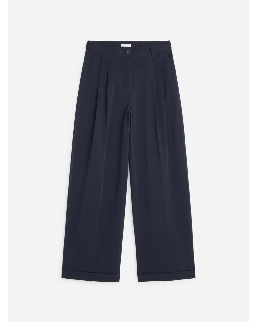 ARKET Blue Relaxed Chino Trousers