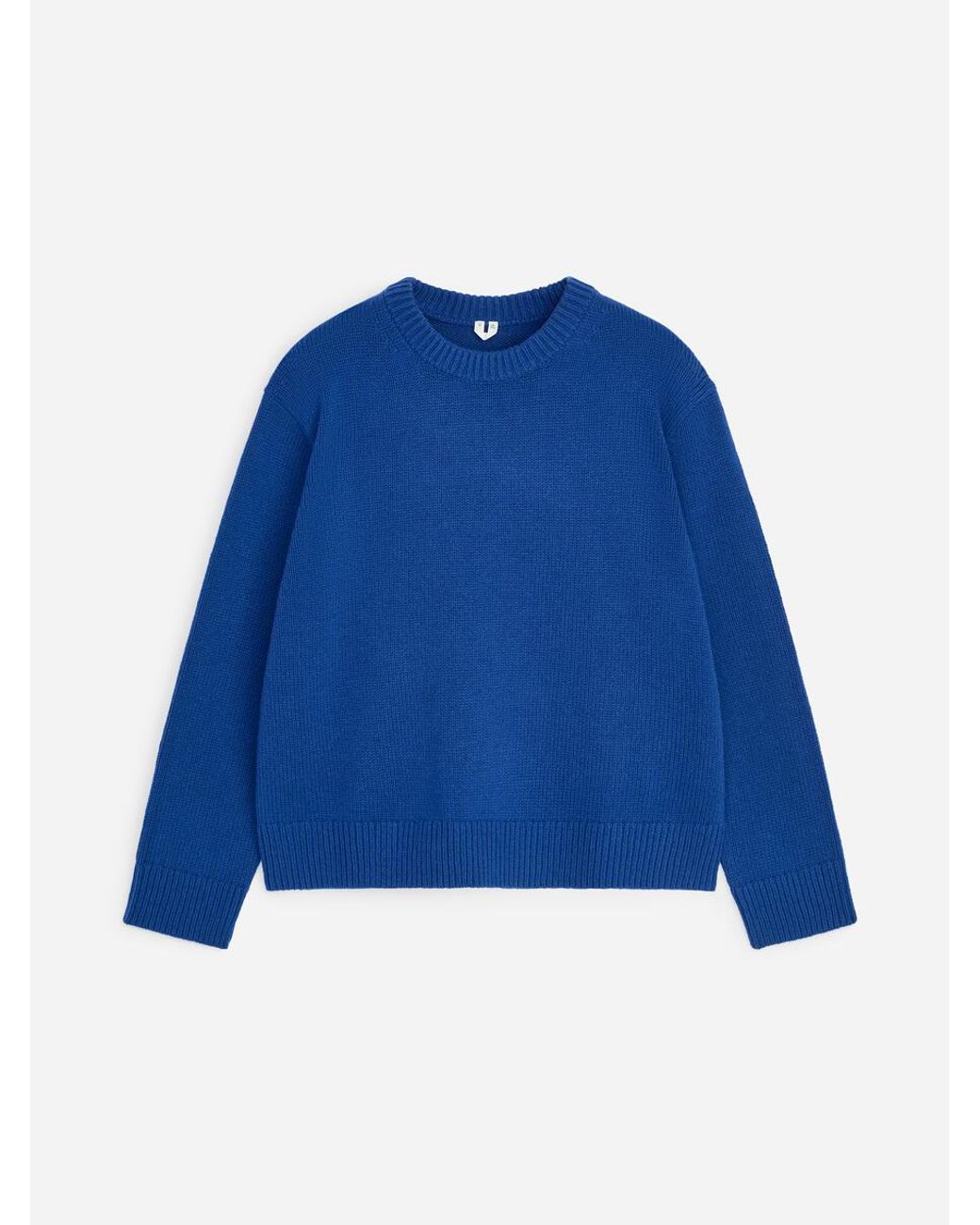ARKET Blue Heavy Knit Wool Jumper for men