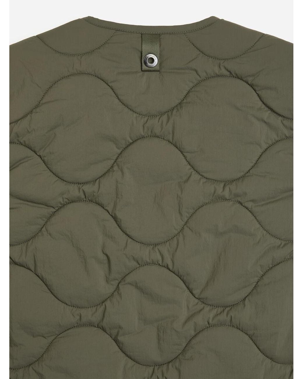 ARKET Green Quilted Liner Vest for men