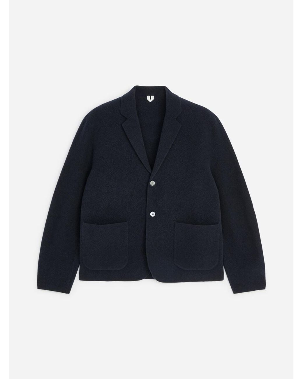 ARKET Blue Boiled Wool Blazer for men