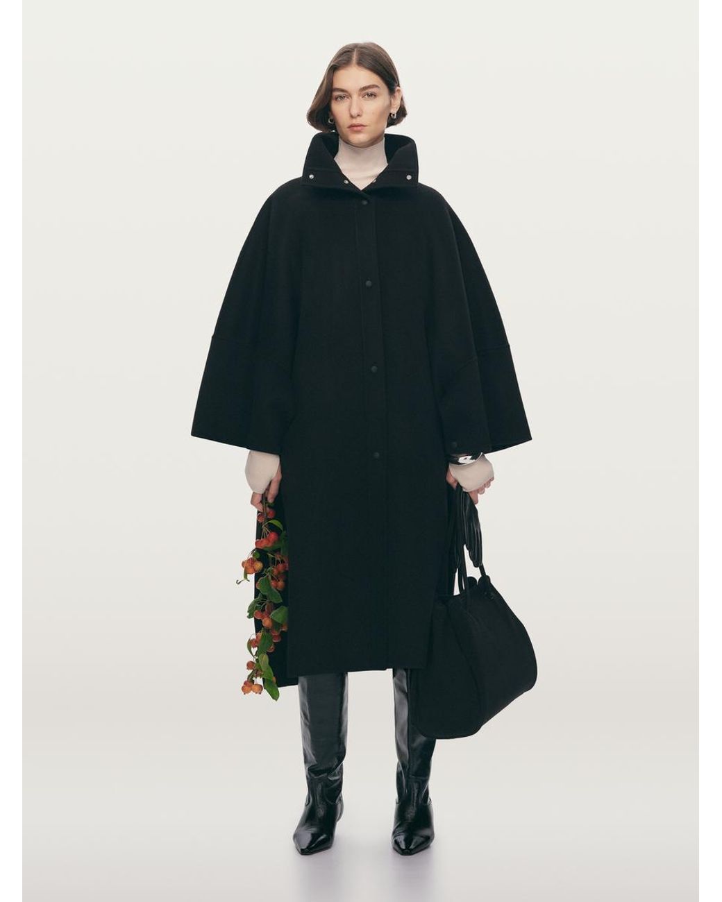 ARKET Black Stiefel Aus Glänzendem Leder