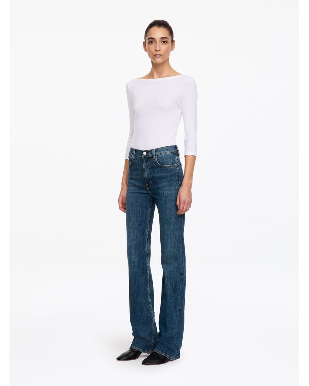 ARKET Blue Linden Bootcut Jeans