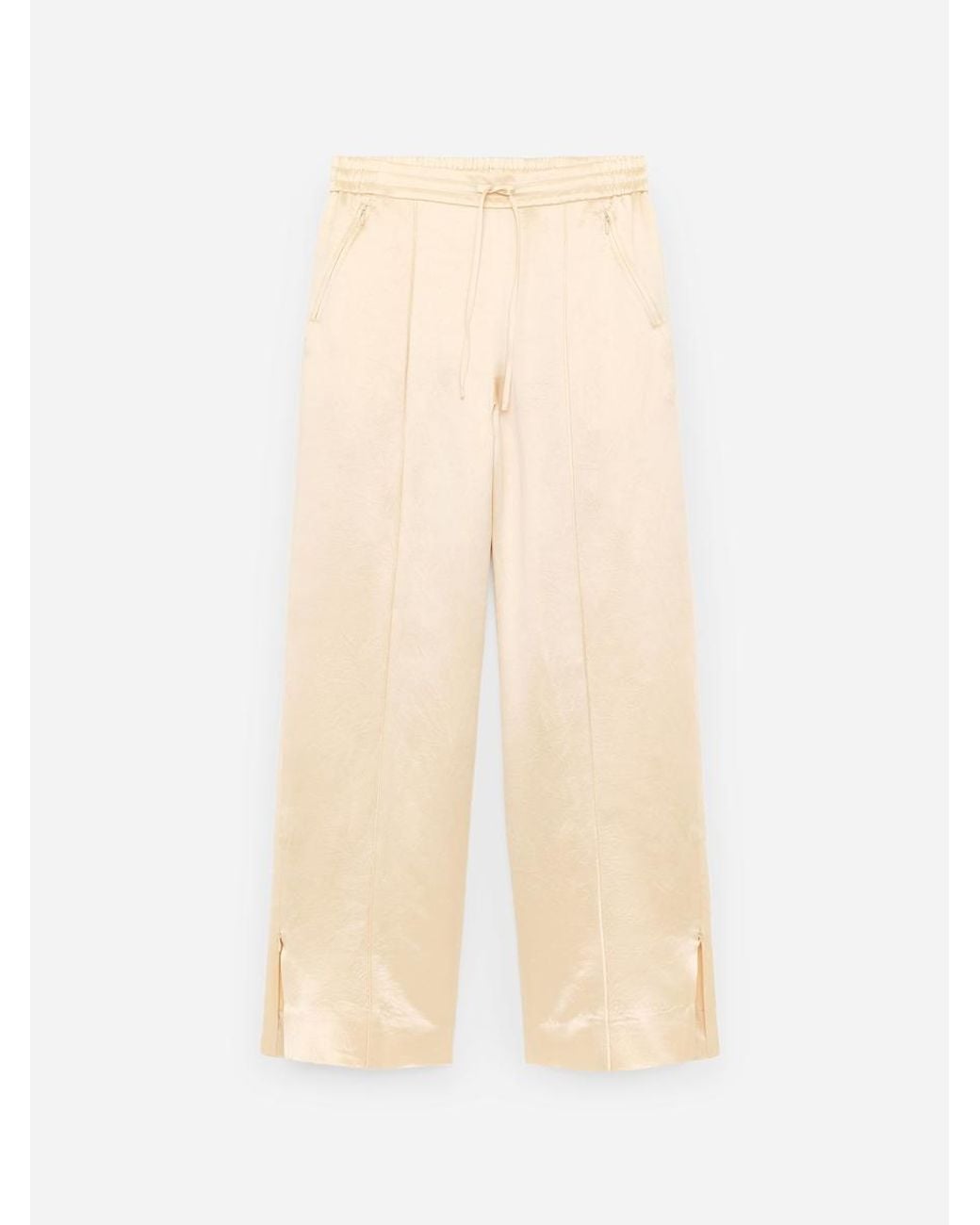 ARKET Natural Satin Trousers