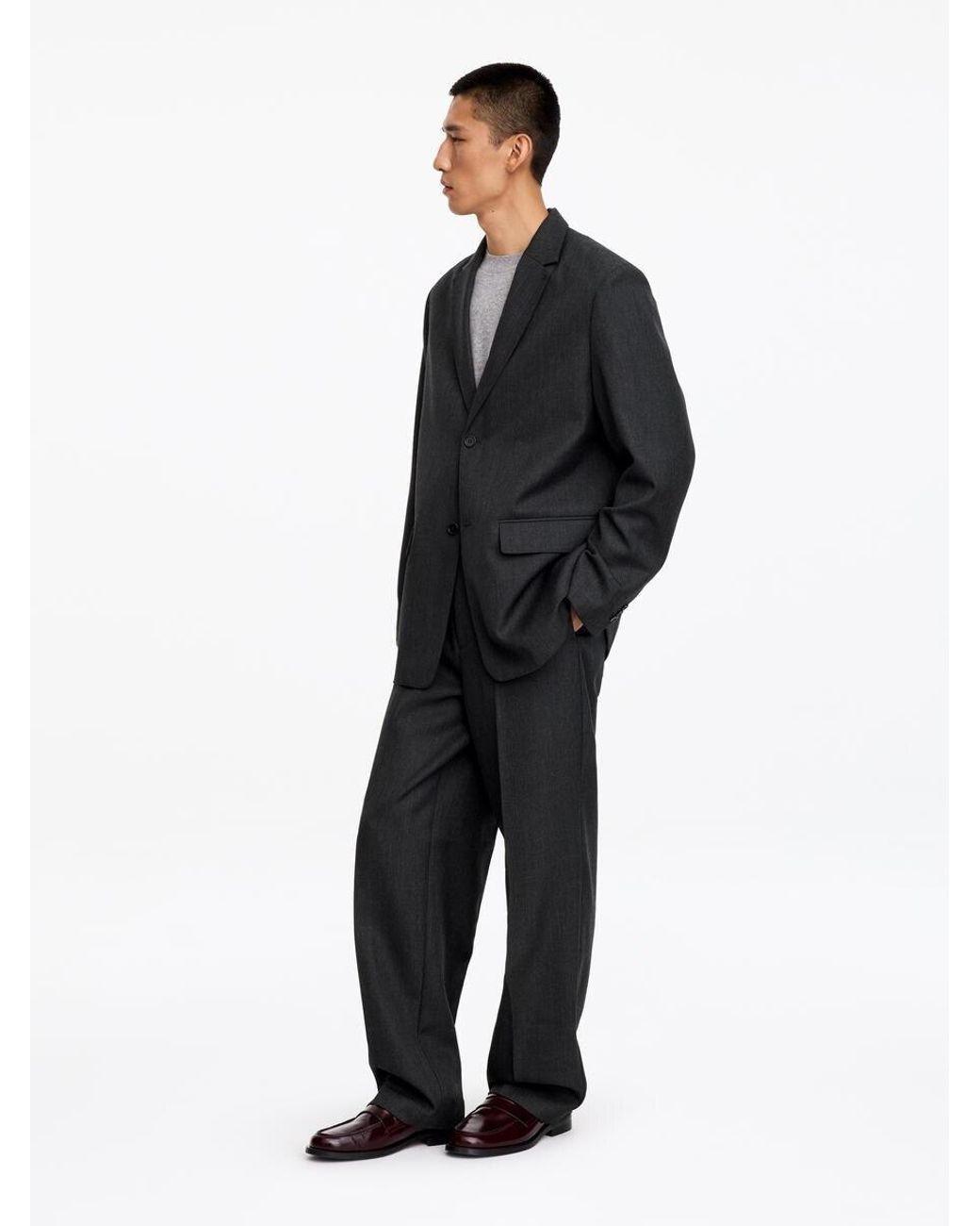 ARKET Blue Wool Blazer for men