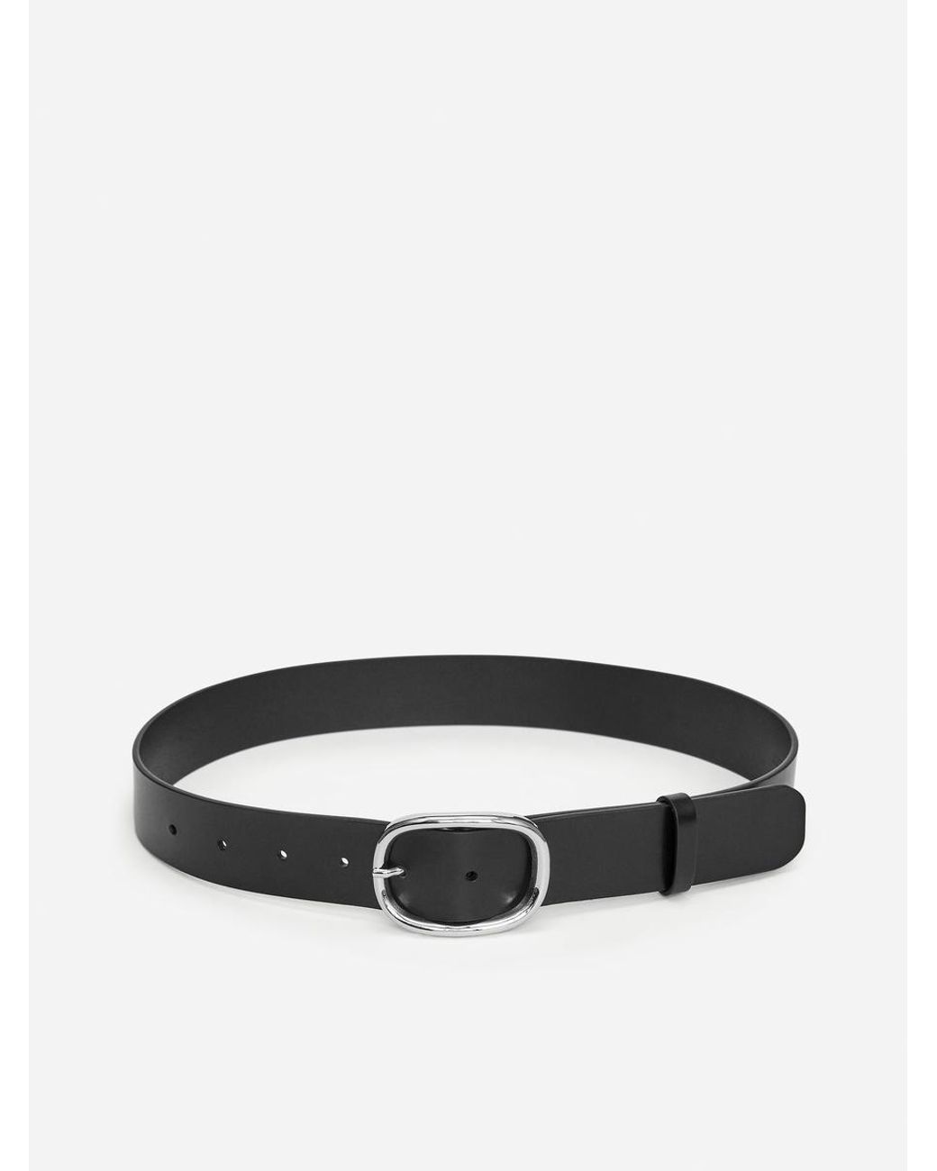 ARKET Black Leather Belt