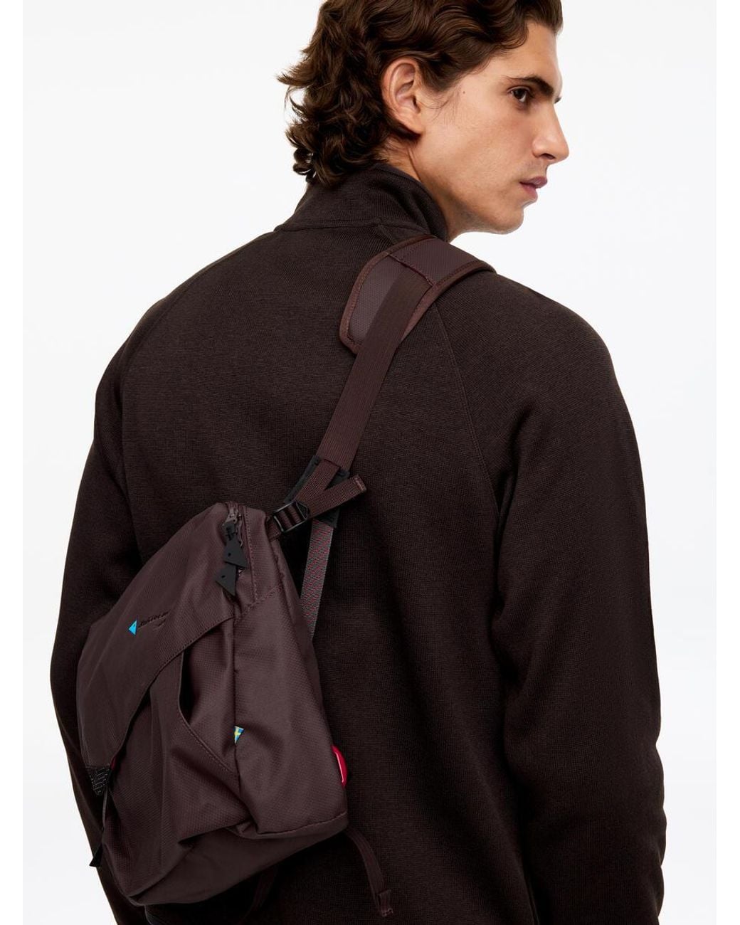 Klattermusen Brown Gaut 8L Messenger Bag for men