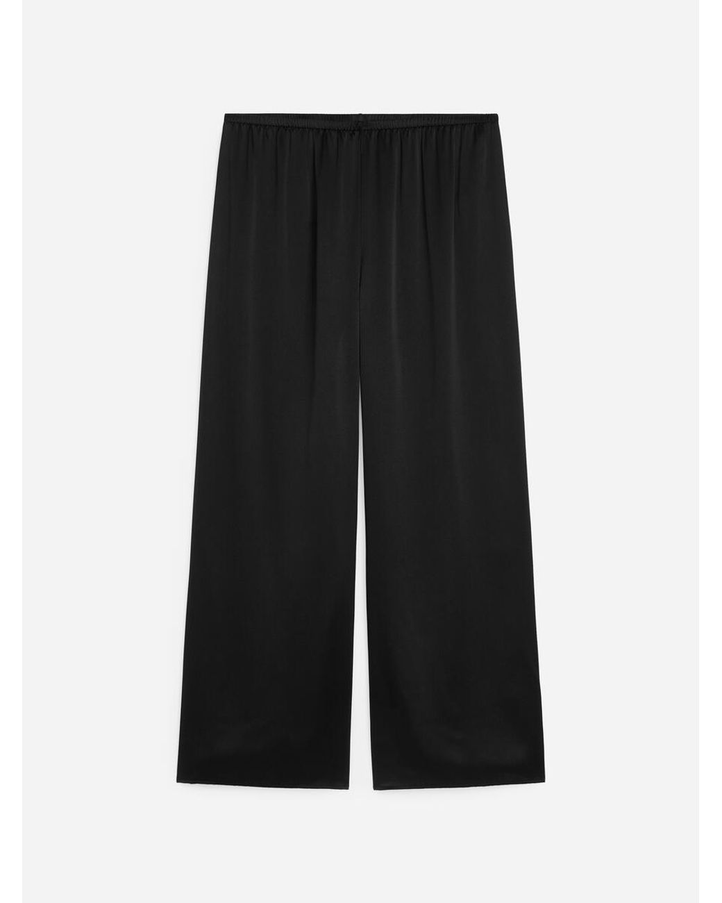 ARKET White Silk Satin Trousers