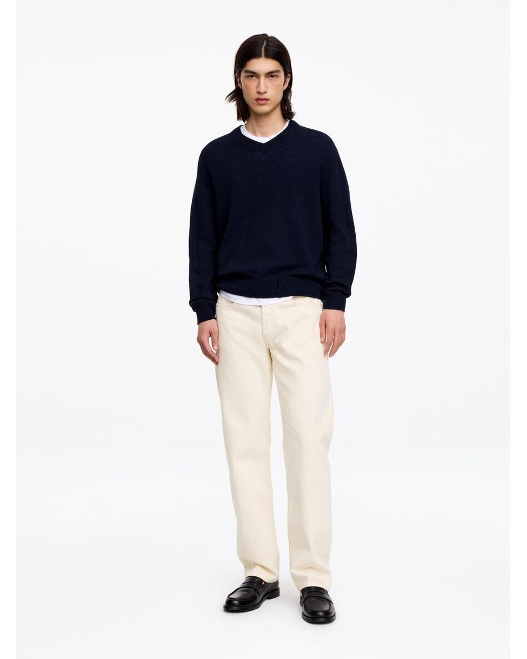 ARKET White Ocean Loose Jeans for men