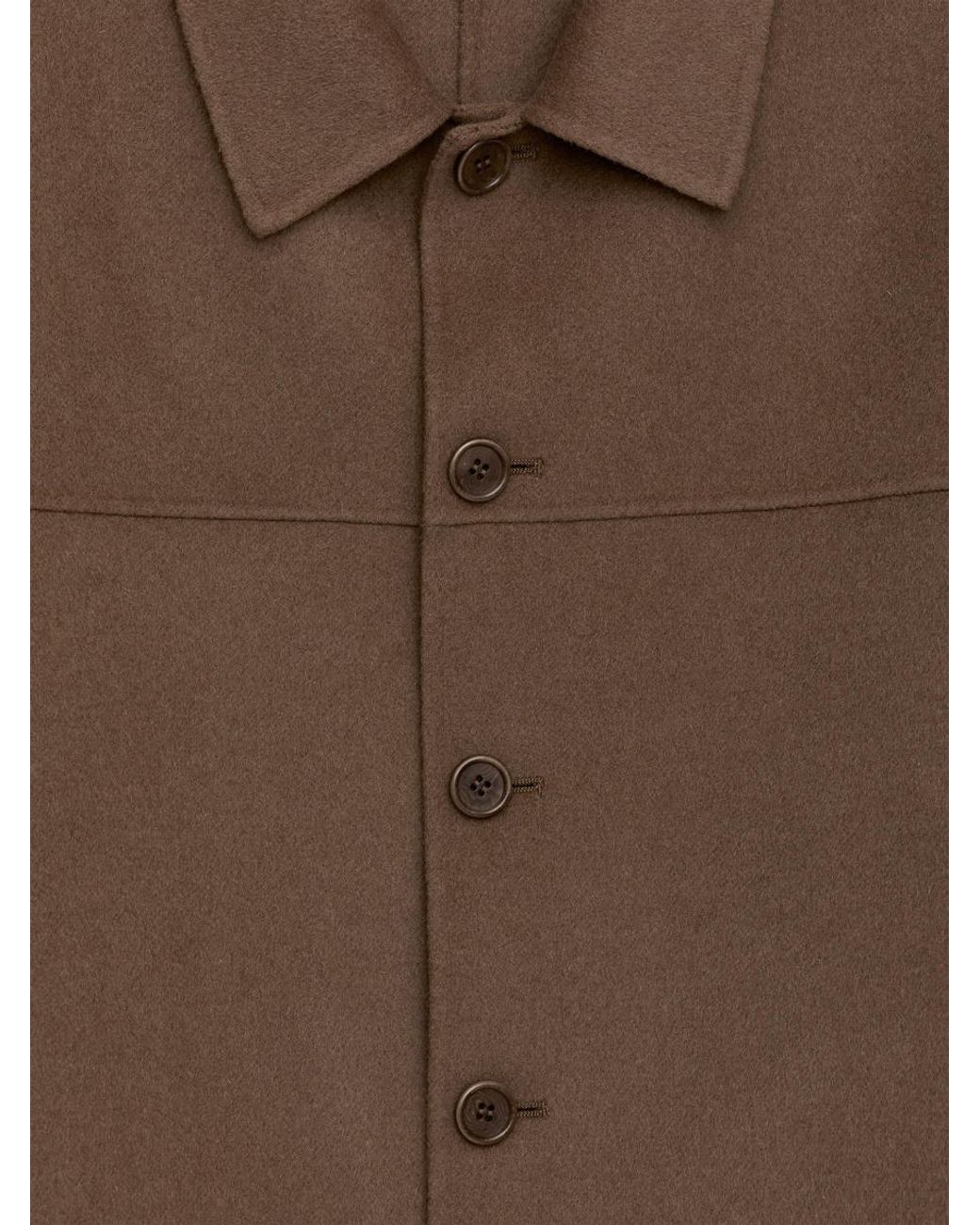 ARKET Brown Double-Face Wool-Blend Jacket for men