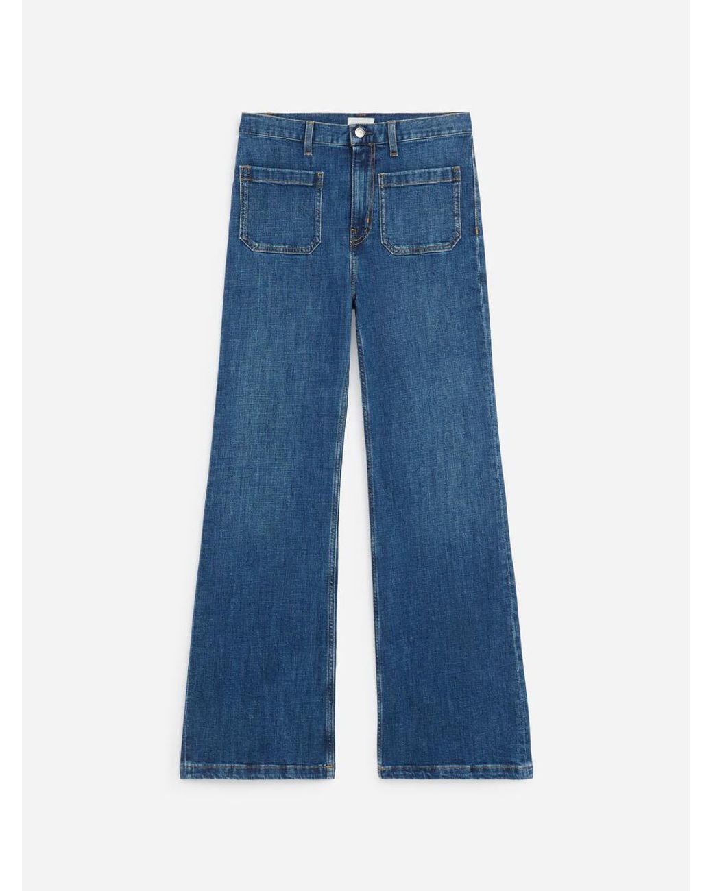 ARKET Blue Spruce Flared Jeans
