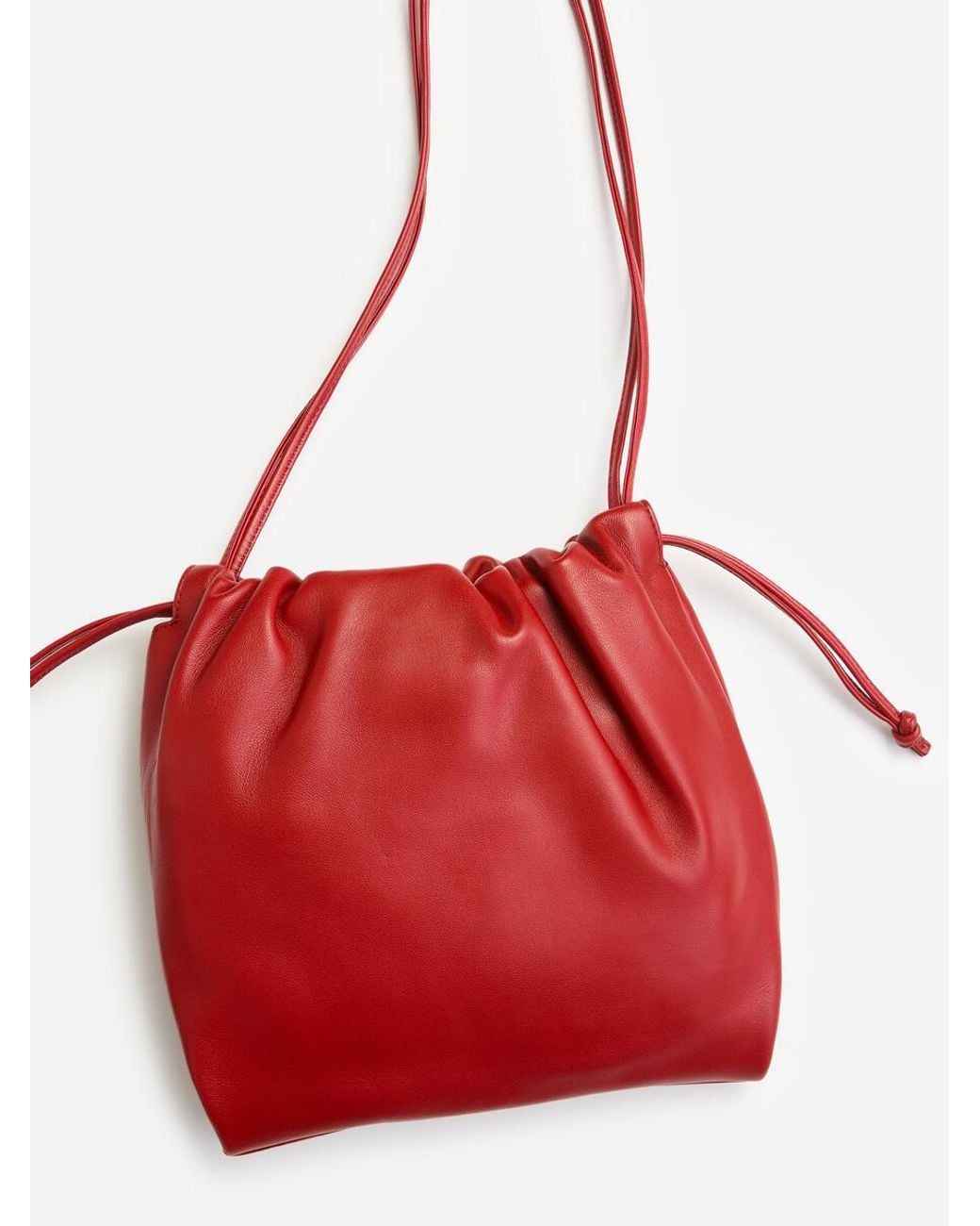 ARKET Small Gathered Leather Bag