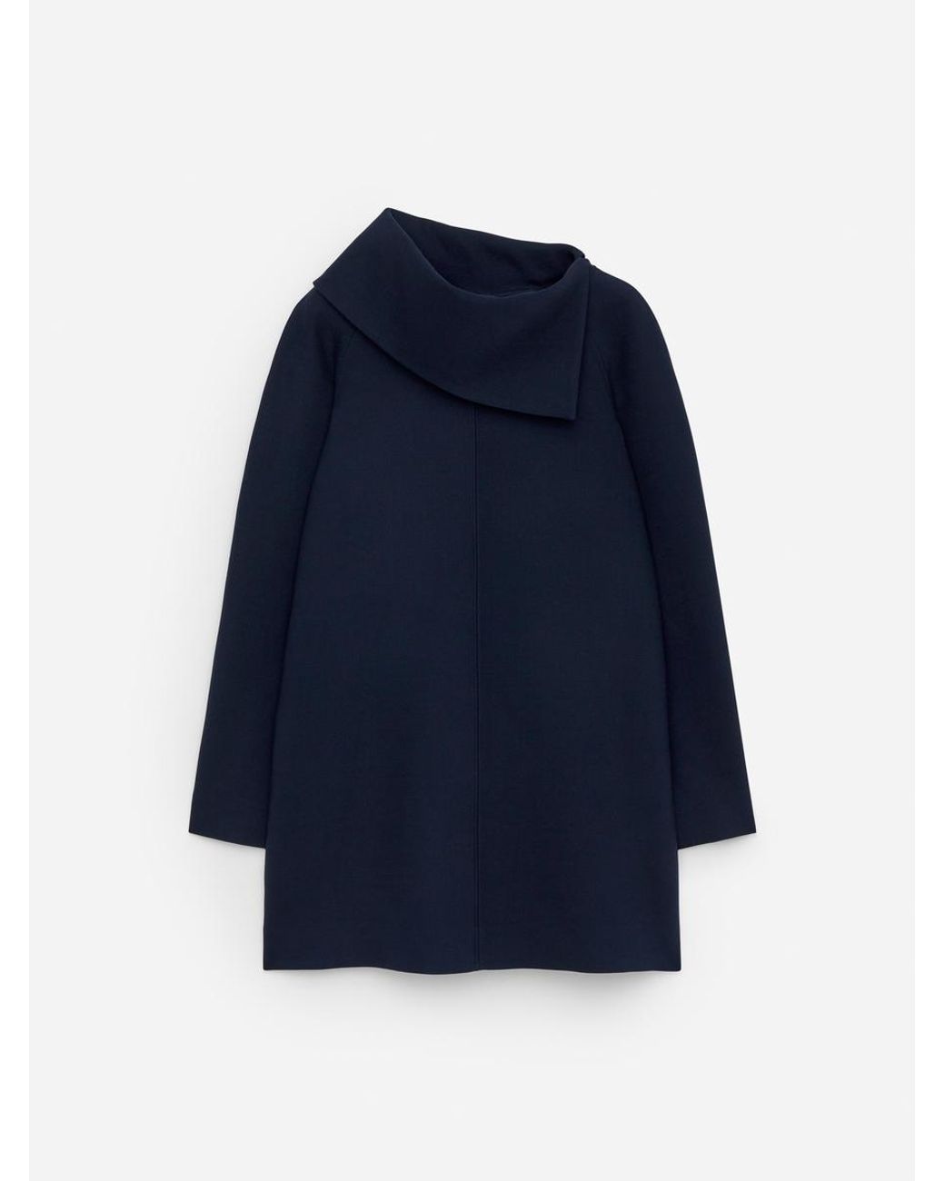 ARKET Blue Wool-Blend Mini Dress