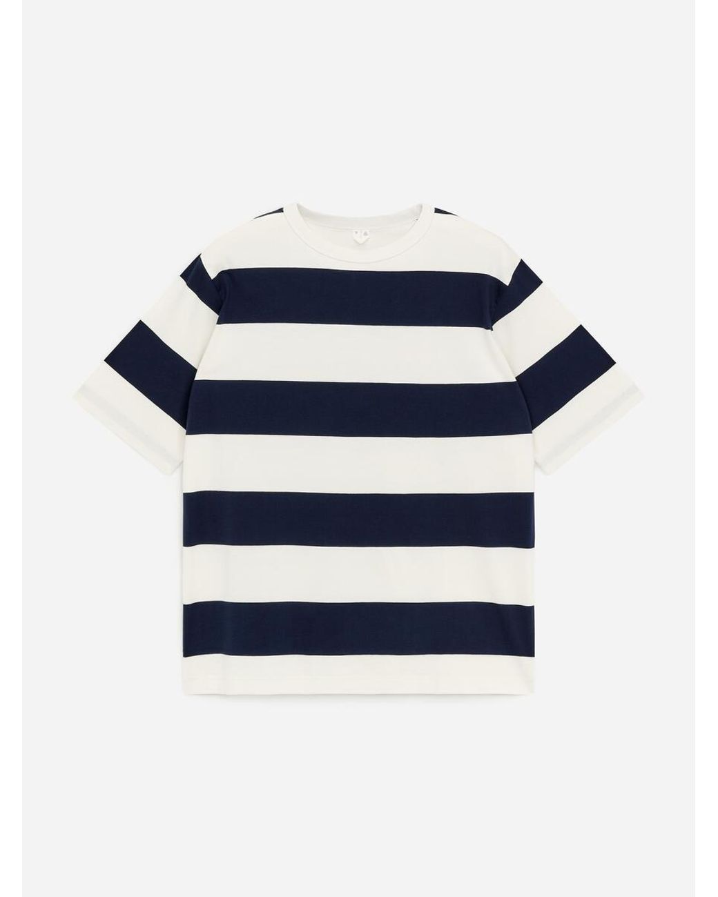 ARKET Blue Relaxed Cotton T-Shirt for men