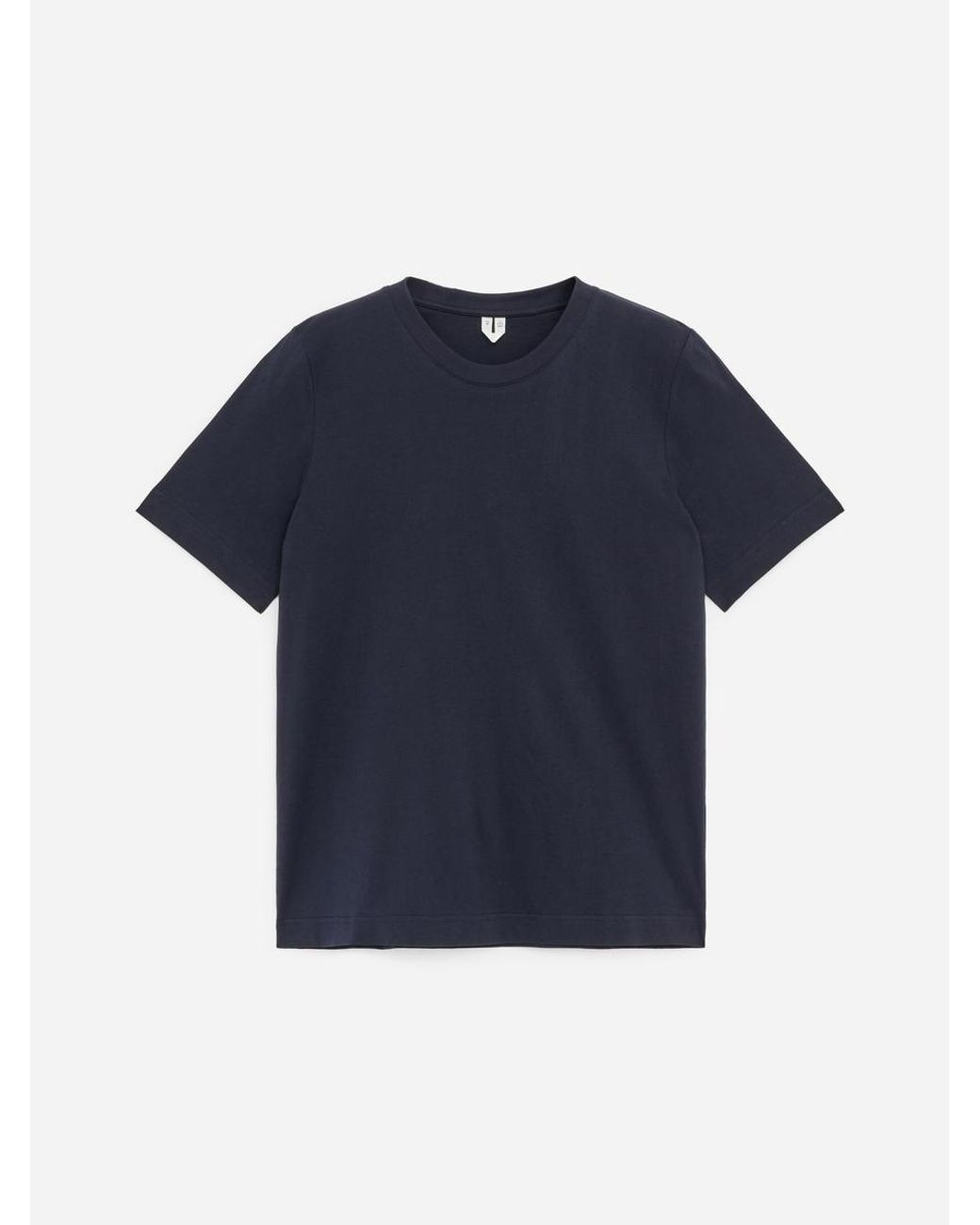 ARKET Blue Signature Short-Sleeve T-Shirt