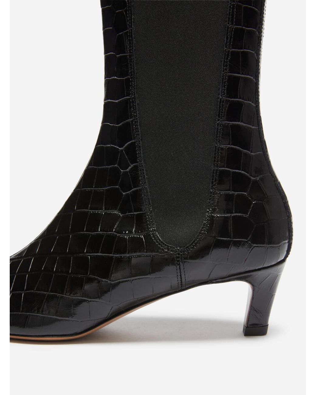 ARKET Black Leather Ankle Boots