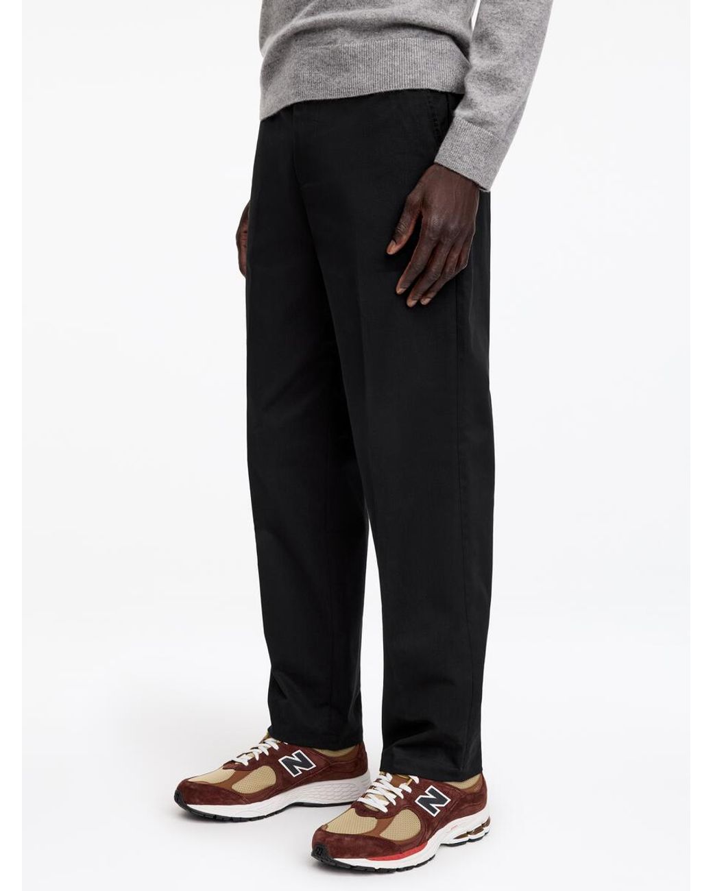 ARKET Black Relaxed Chinos for men