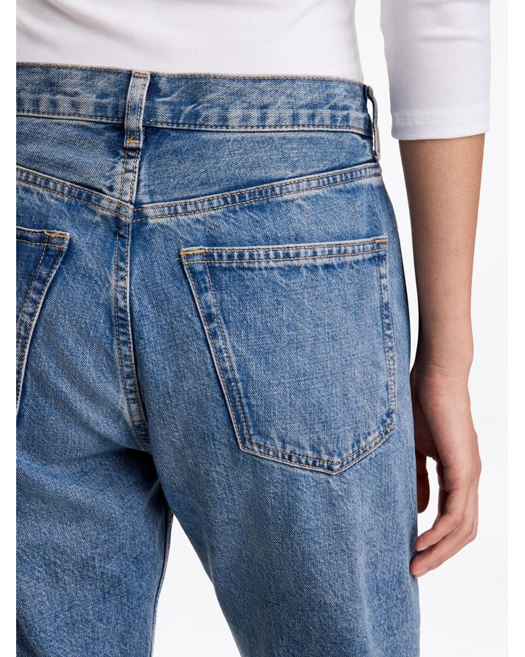 ARKET Blue Snow Straight Jeans