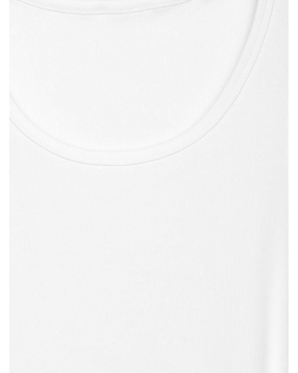 ARKET White Ribbed Tank Top Set Of 2 for men