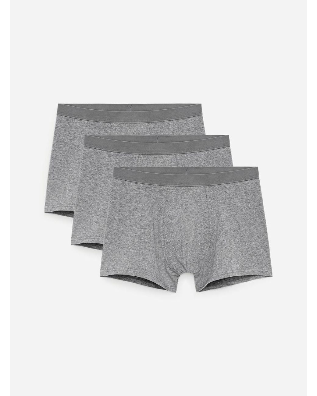 ARKET Gray Long Jersey Trunks Set Of 3 for men