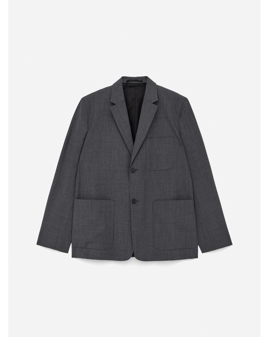 ARKET Blue Wool Blazer for men