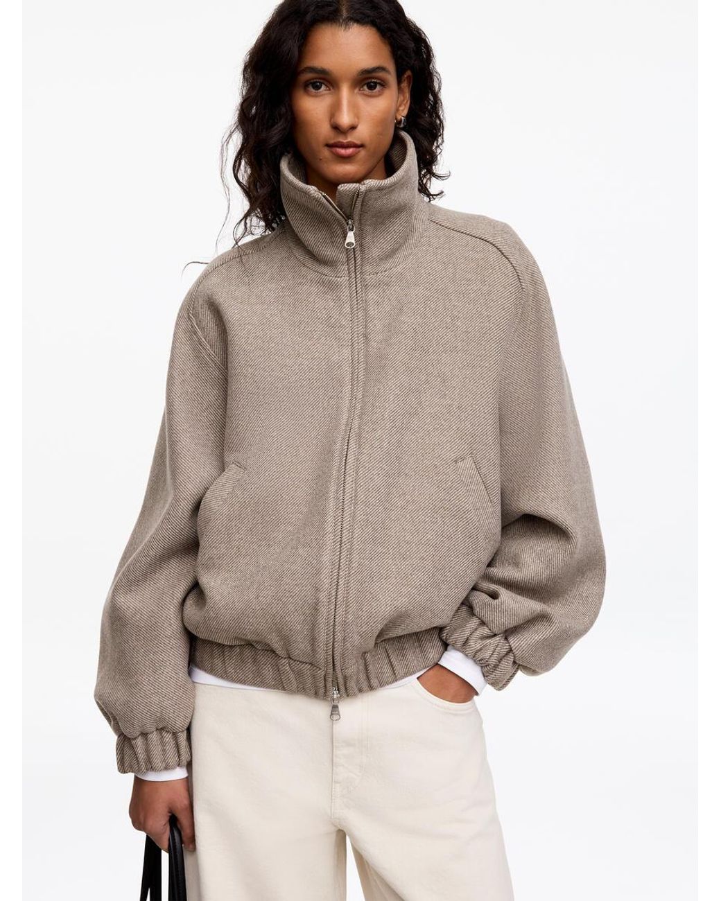 ARKET White Wool-Blend Jacket