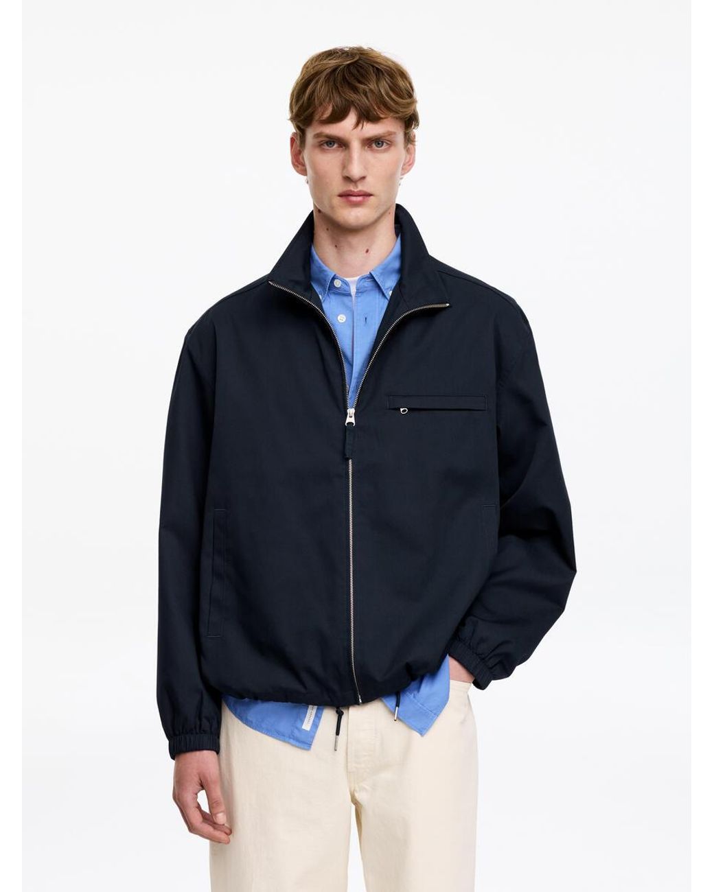 ARKET Blue Boxy Jacket for men