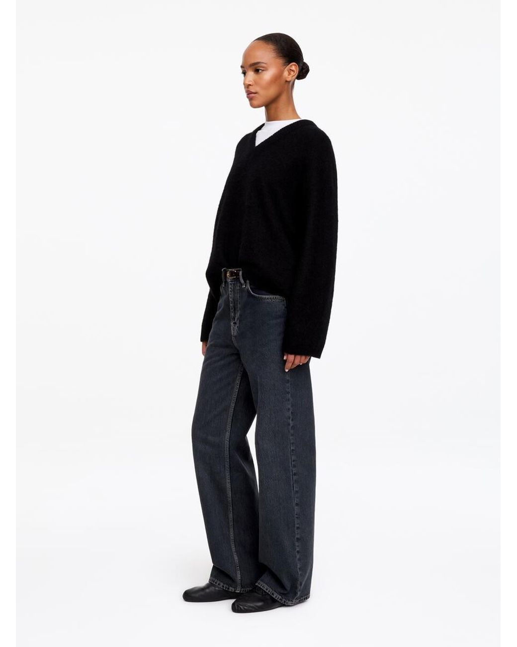 ARKET Blue Coral Wide Jeans