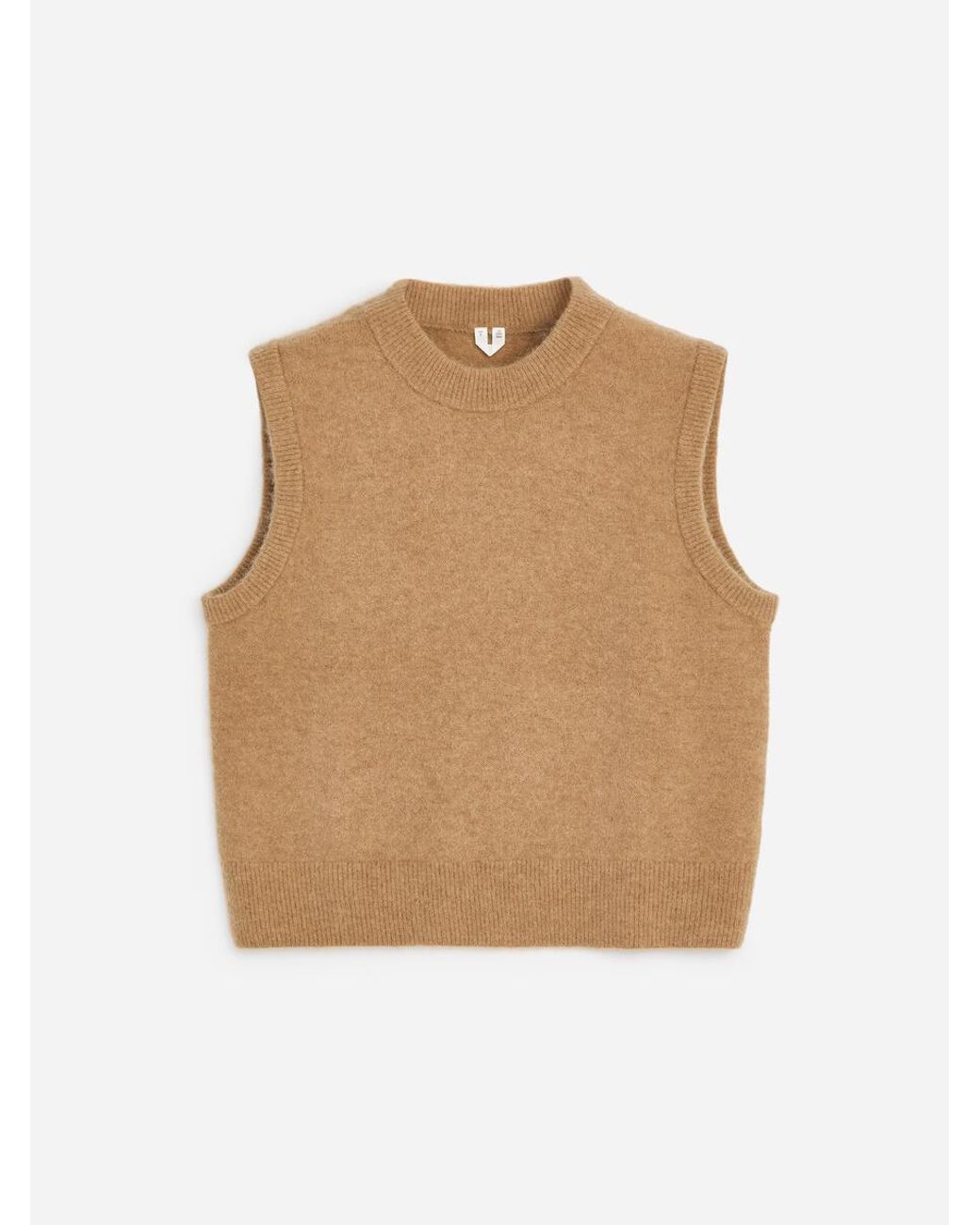 ARKET Natural Alpaca-Wool Blend Vest