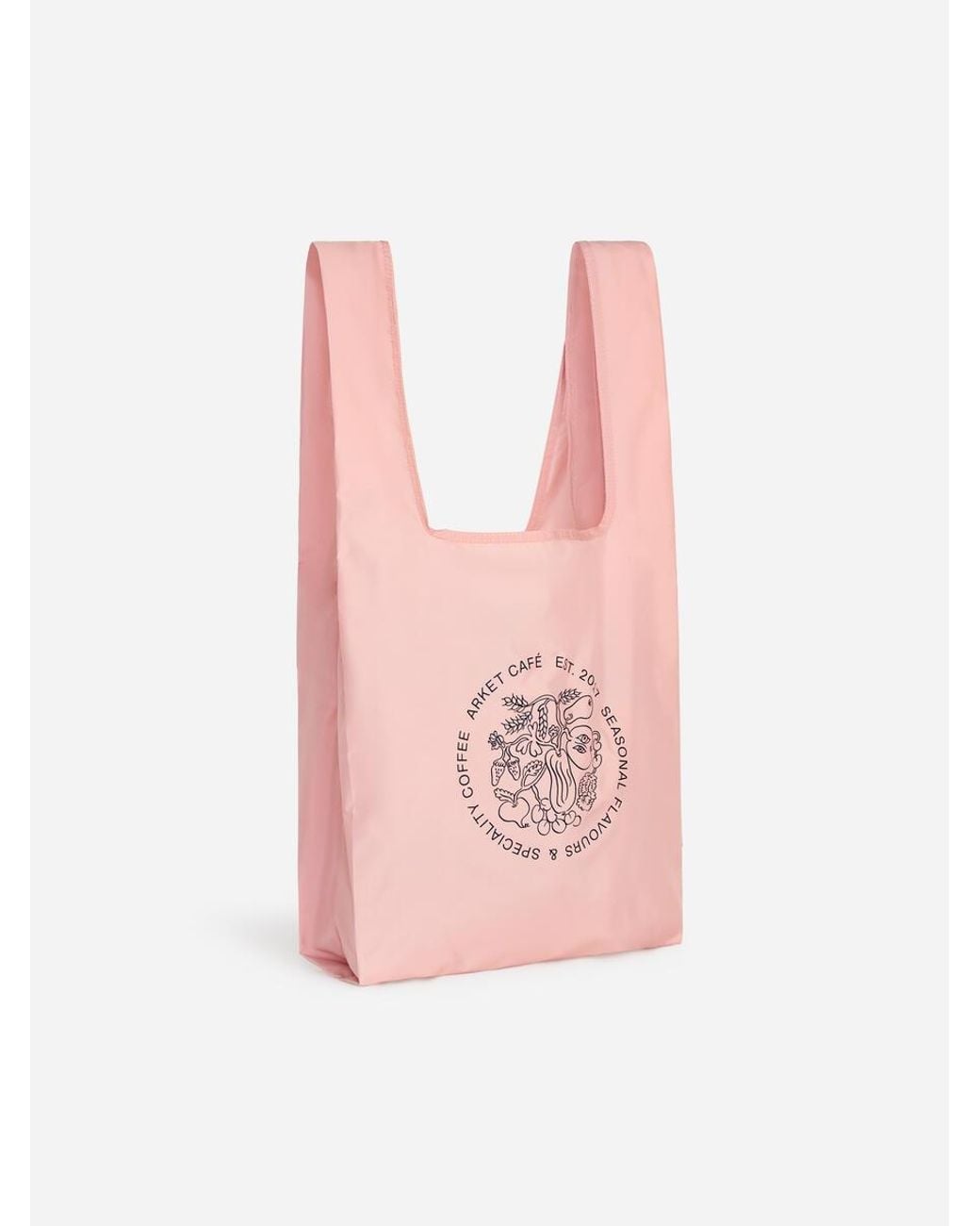 ARKET Blue Café Packable Tote for men