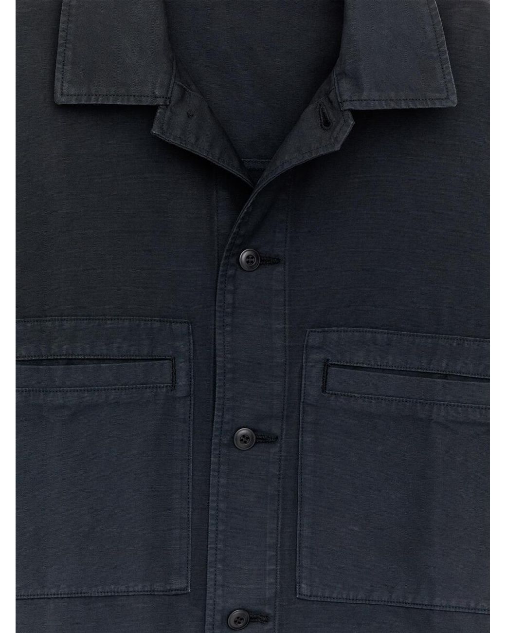 ARKET Blue Workwear Cotton Jacket for men