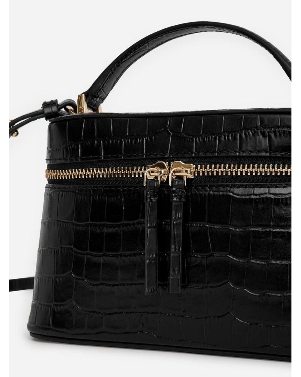 ARKET Black Leather Crossbody Bag