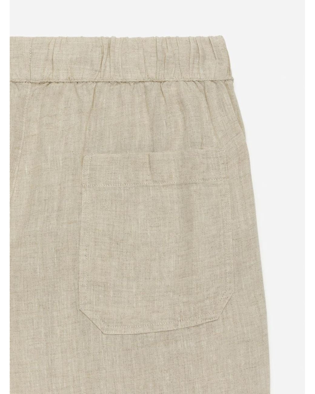 ARKET Natural Relaxed Linen Trousers for men