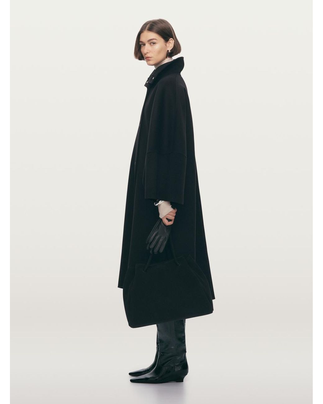 ARKET Black Stiefel Aus Glänzendem Leder