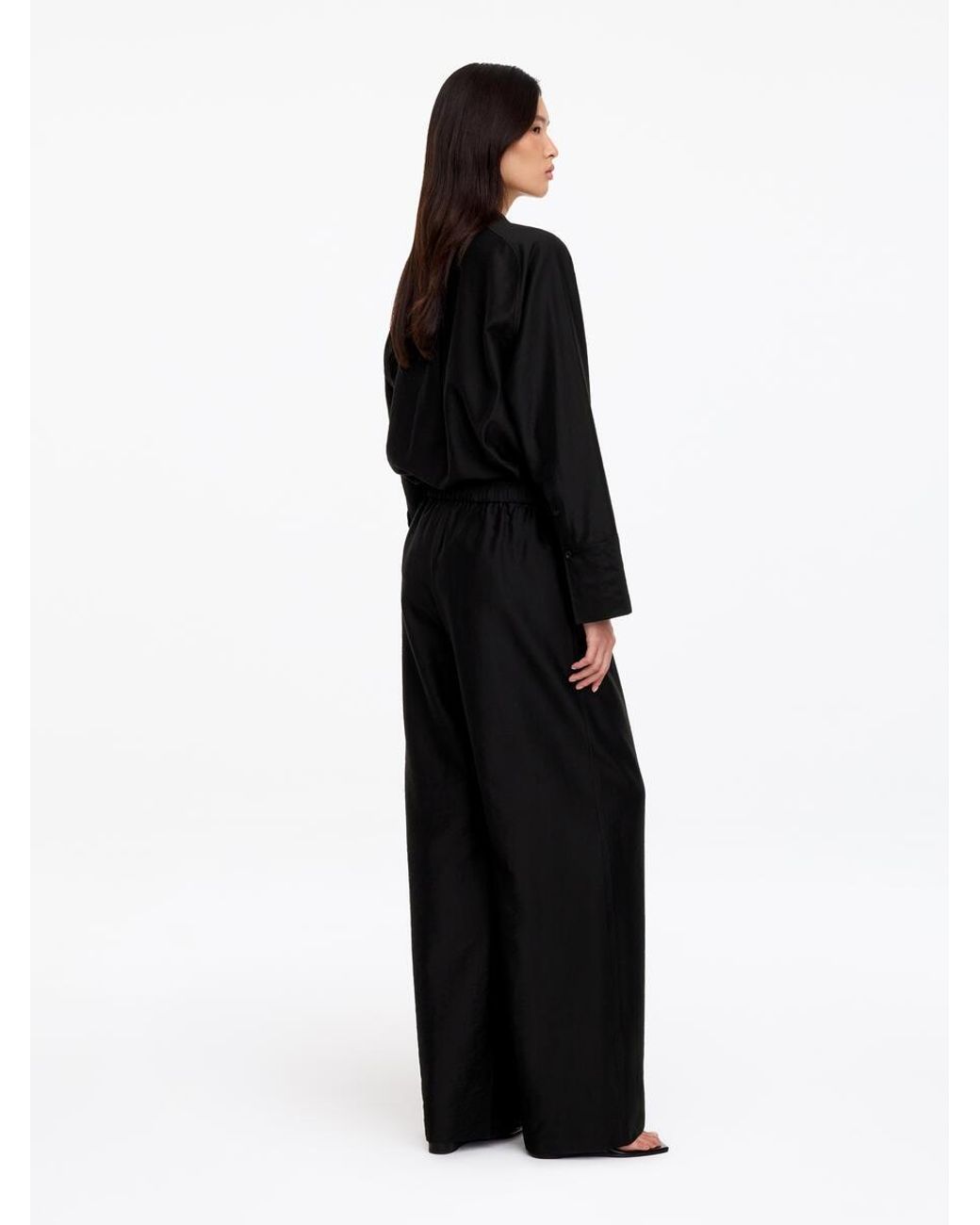 ARKET White Relaxed Trousers