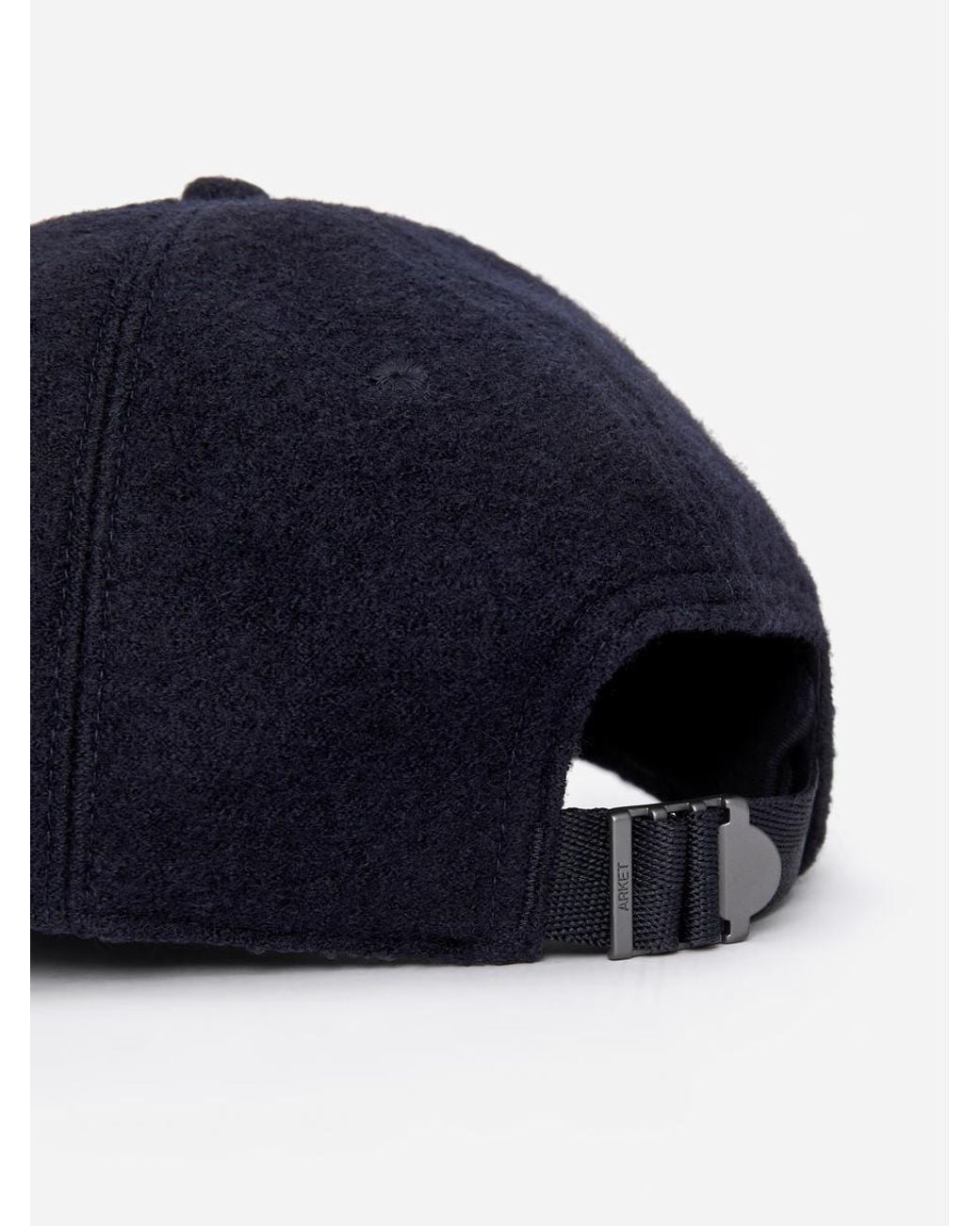 ARKET Black Wool Cap for men