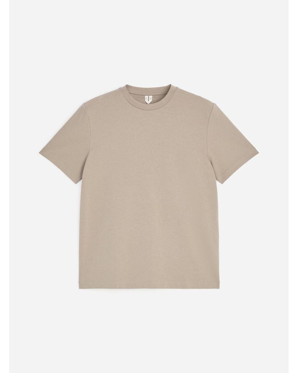 ARKET Natural Interlock Regular T-Shirt for men