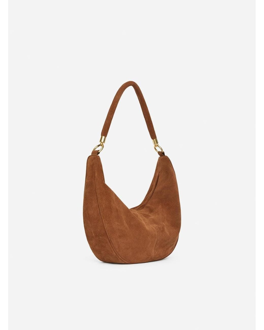 ARKET Black Suede Shoulder Bag