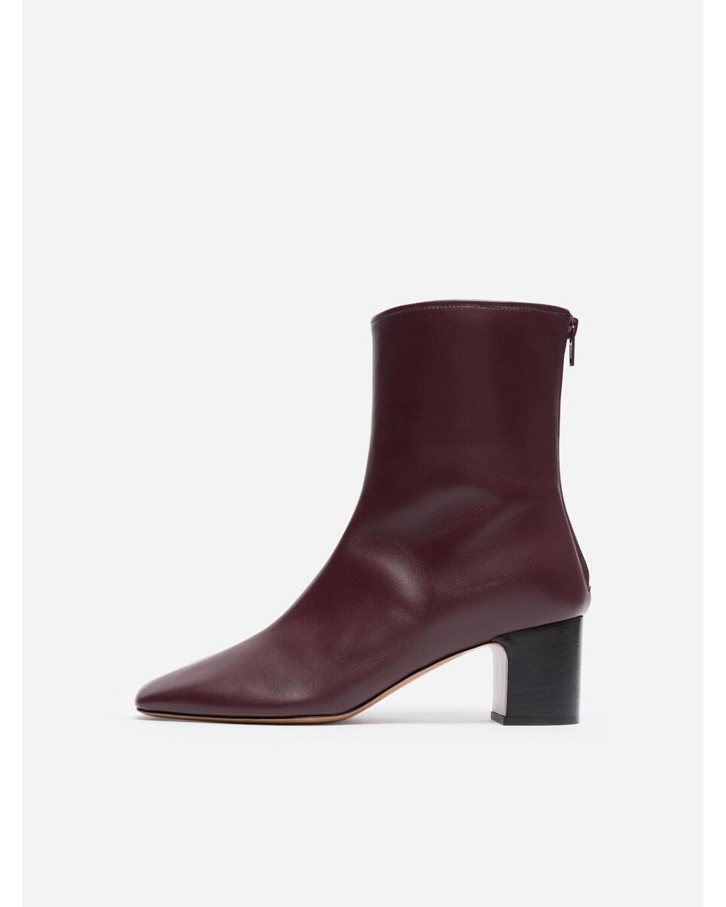 ARKET Blue Leather Sock Ankle Boots
