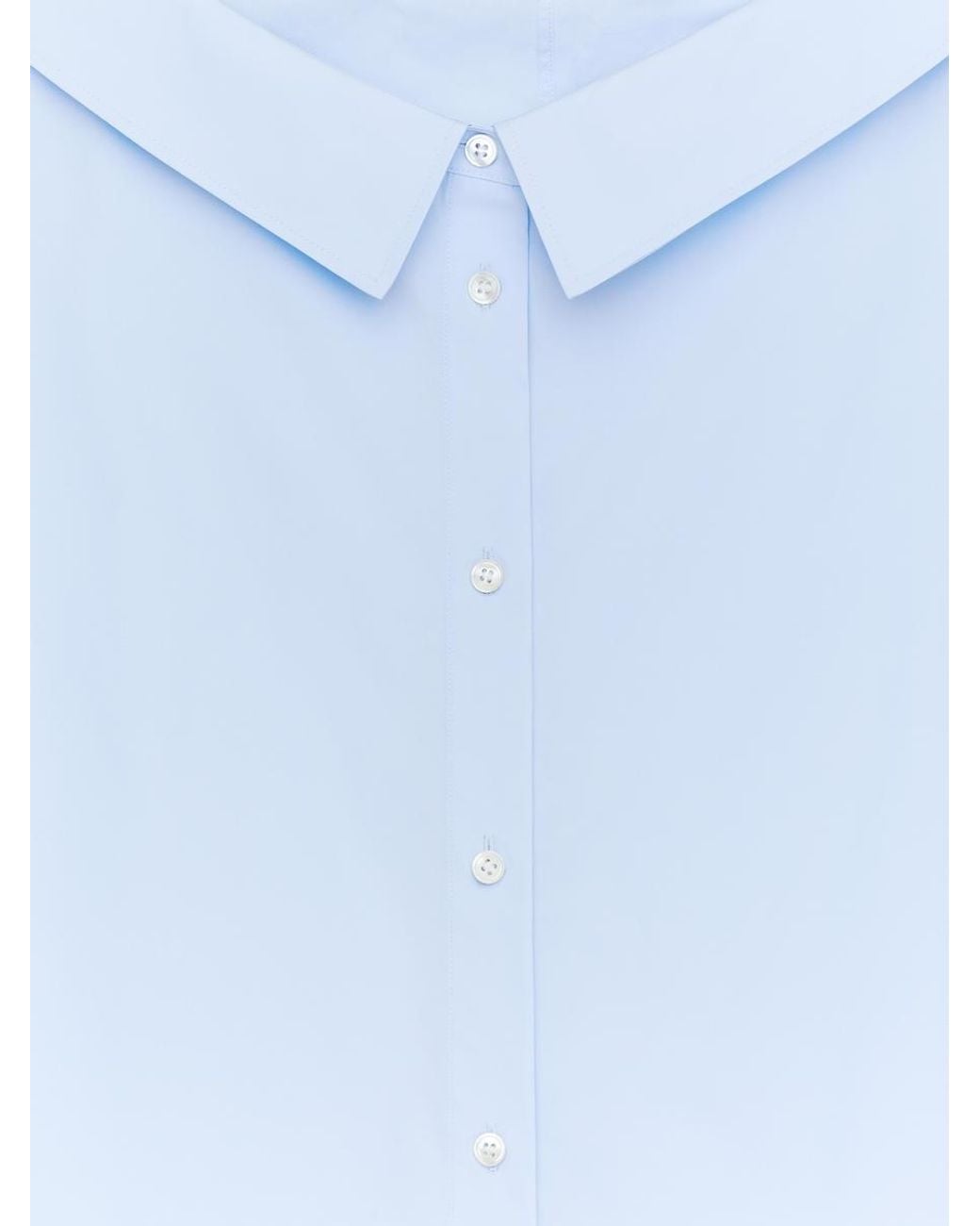 ARKET White Open-Neck Blouse