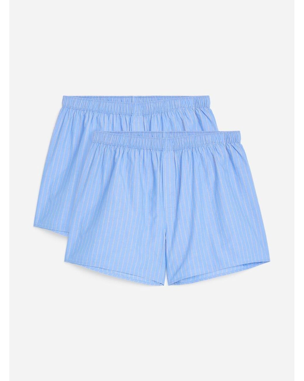 ARKET Blue Woven Boxers, Set Of 2 for men