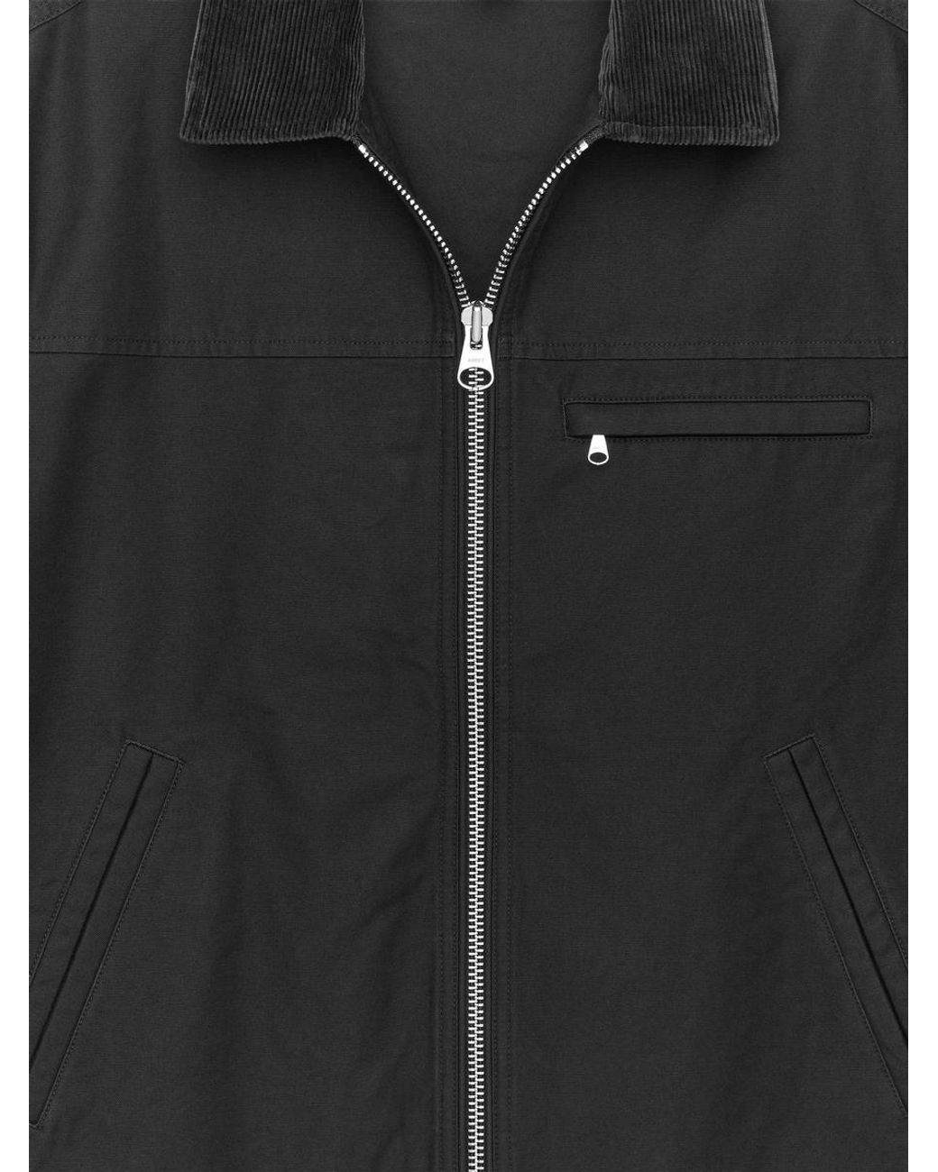ARKET Black Cotton Canvas Jacket for men