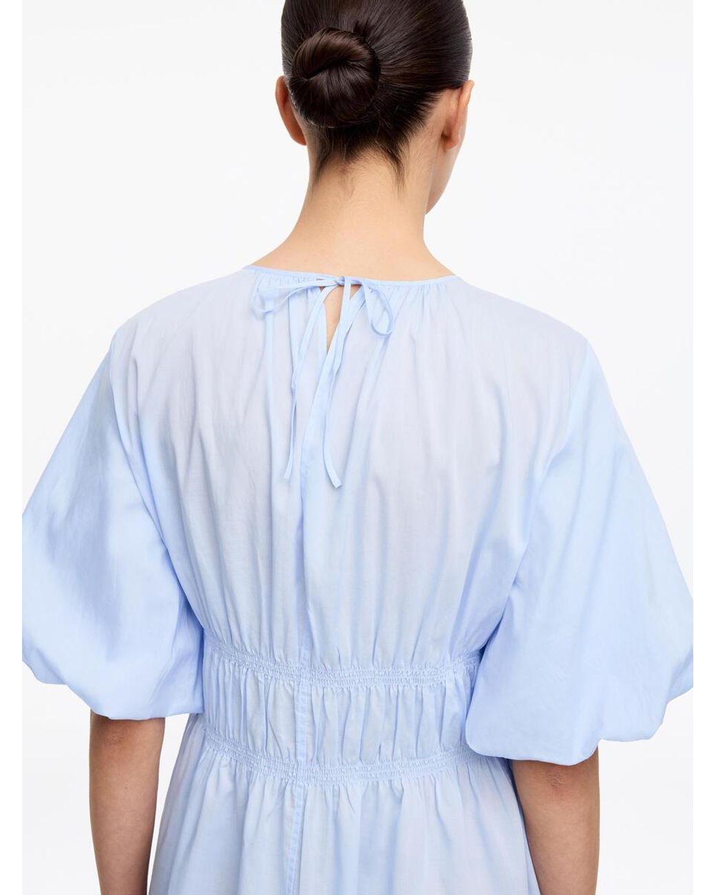 ARKET Blue Lyocell-Cotton Maxi Dress