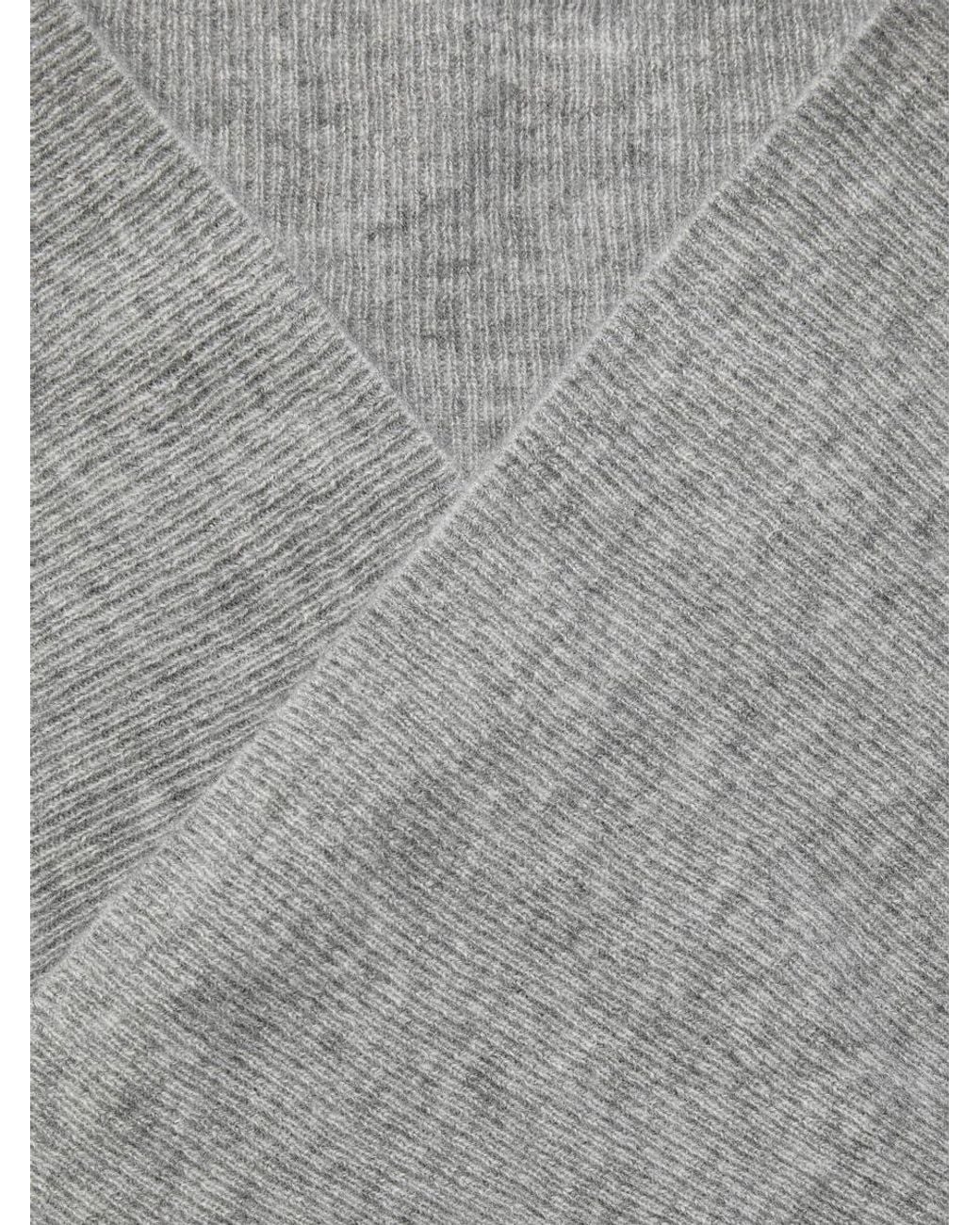ARKET Blue Cashmere Triangle Scarf for men